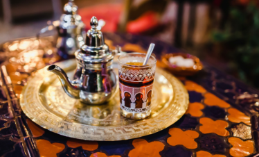Arabic tea, traditional Qahwa