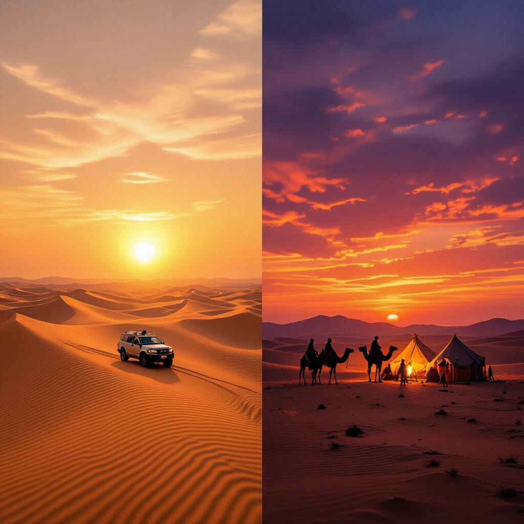 Evening vs Morning Desert Safari in Abu Dhabi — Which Is Better?